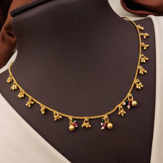 Sleek Micro Gold Chain for Women – Perfect for Casual & Festive Looks