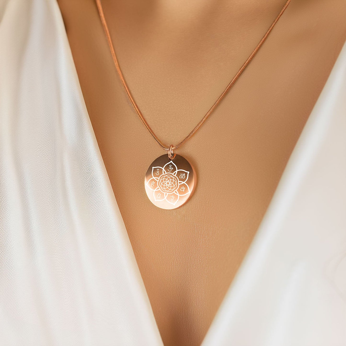 Balance 7 Chakra Circle Necklace