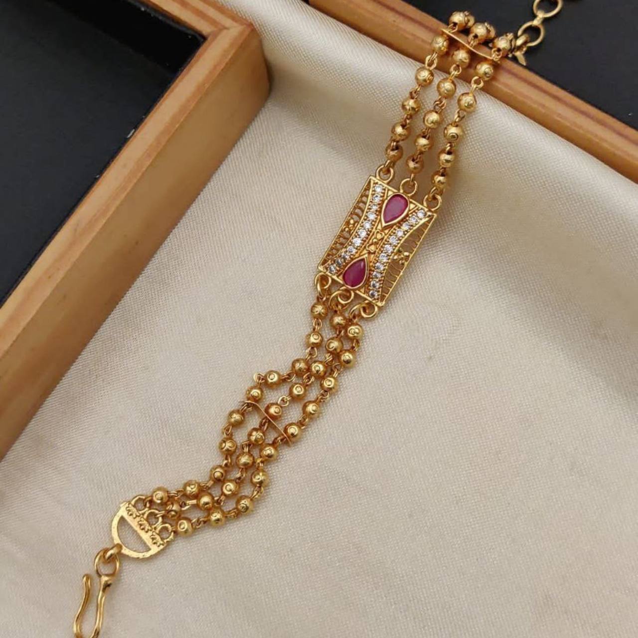 Versatile Micro Gold Plated Traditional Bracelet for Women – Ideal for Daily & Occasion Wear