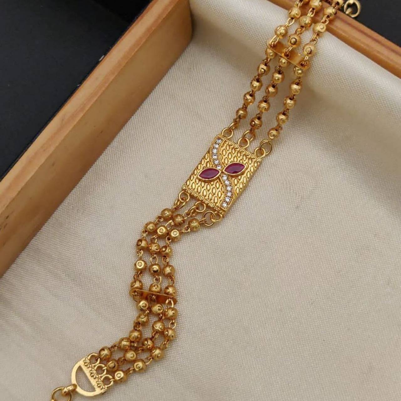 Versatile Micro Gold Plated Traditional Bracelet for Women – Ideal for Daily & Occasion Wear