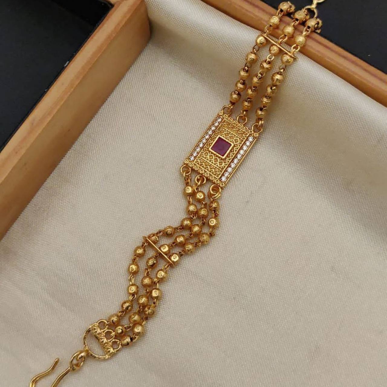 Versatile Micro Gold Plated Traditional Bracelet for Women – Ideal for Daily & Occasion Wear