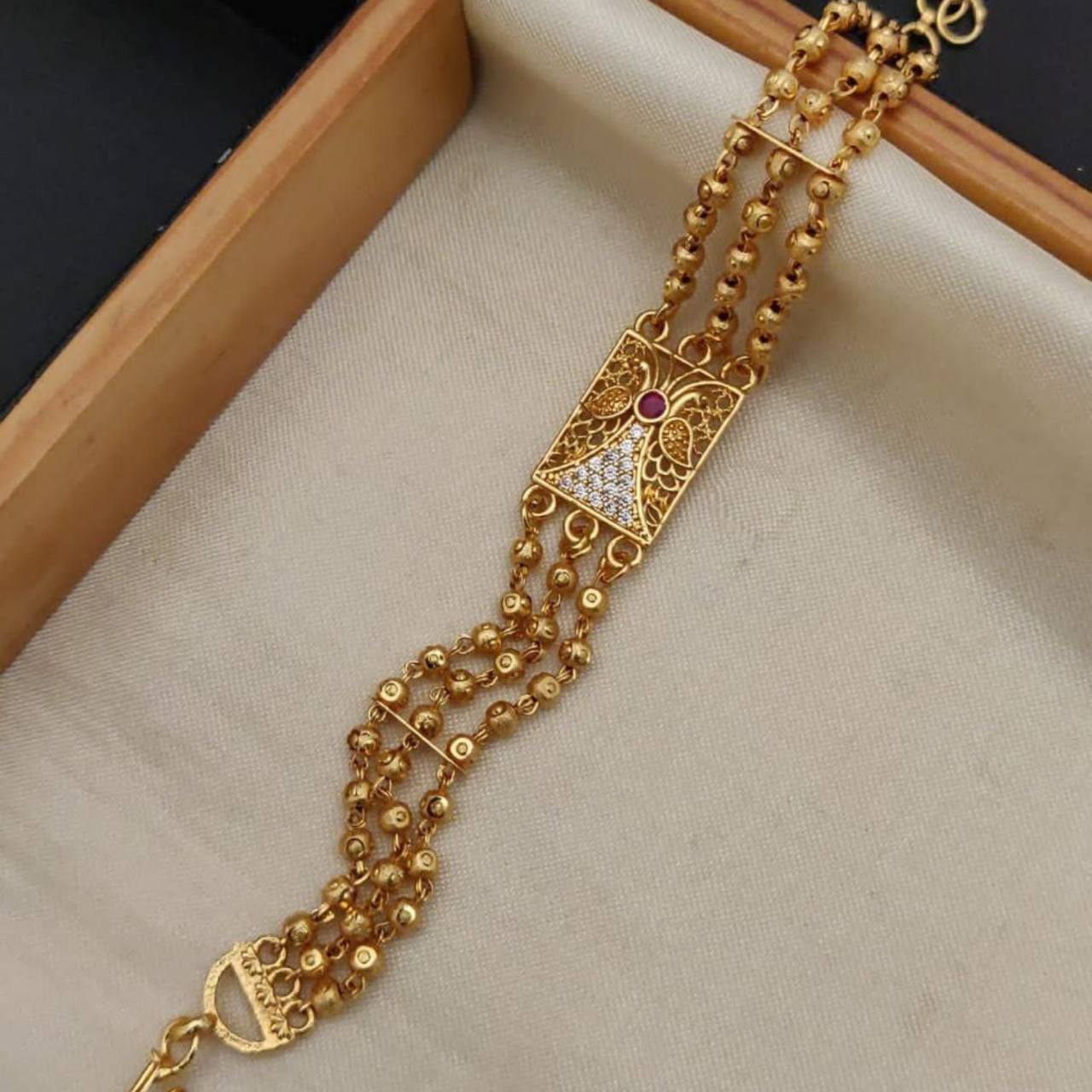 Versatile Micro Gold Plated Traditional Bracelet for Women – Ideal for Daily & Occasion Wear